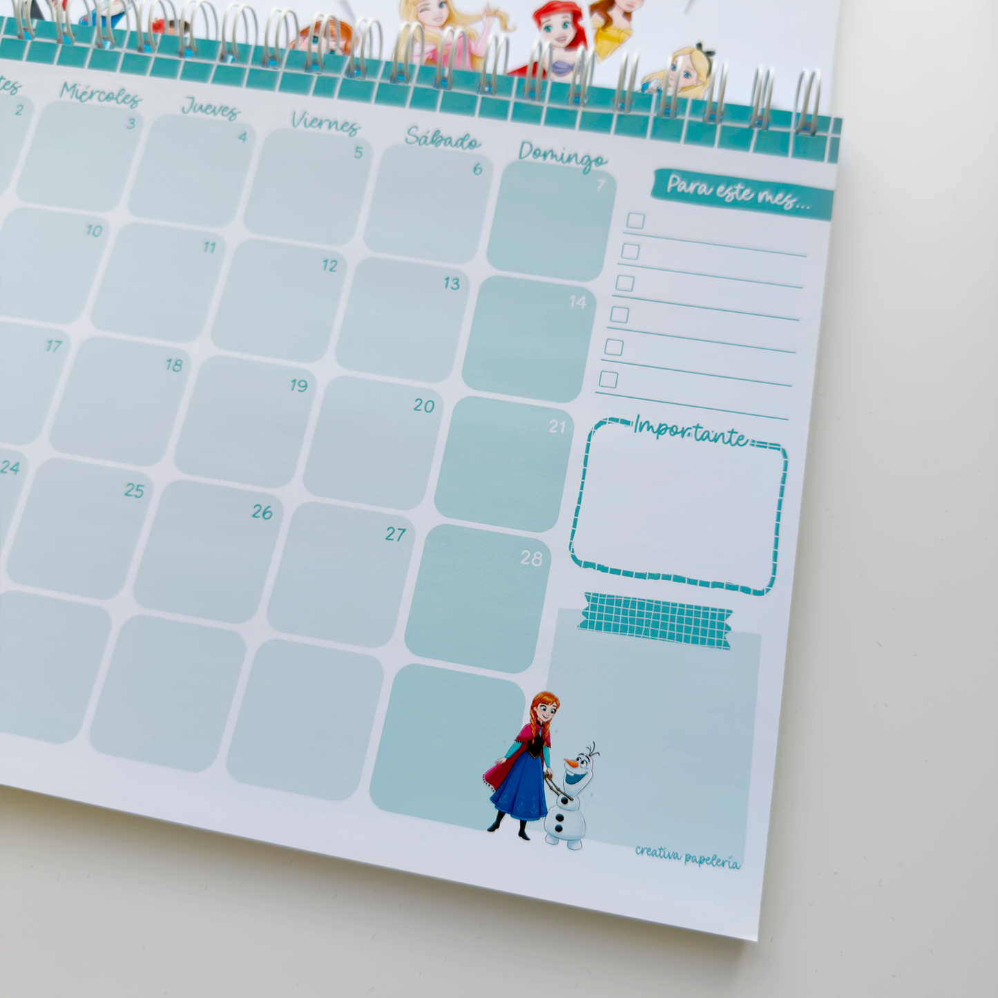 Planner Princesas 2026