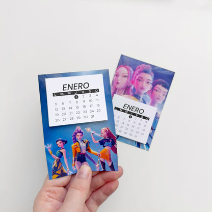 Calendario imantado Kpop Demon Hunters