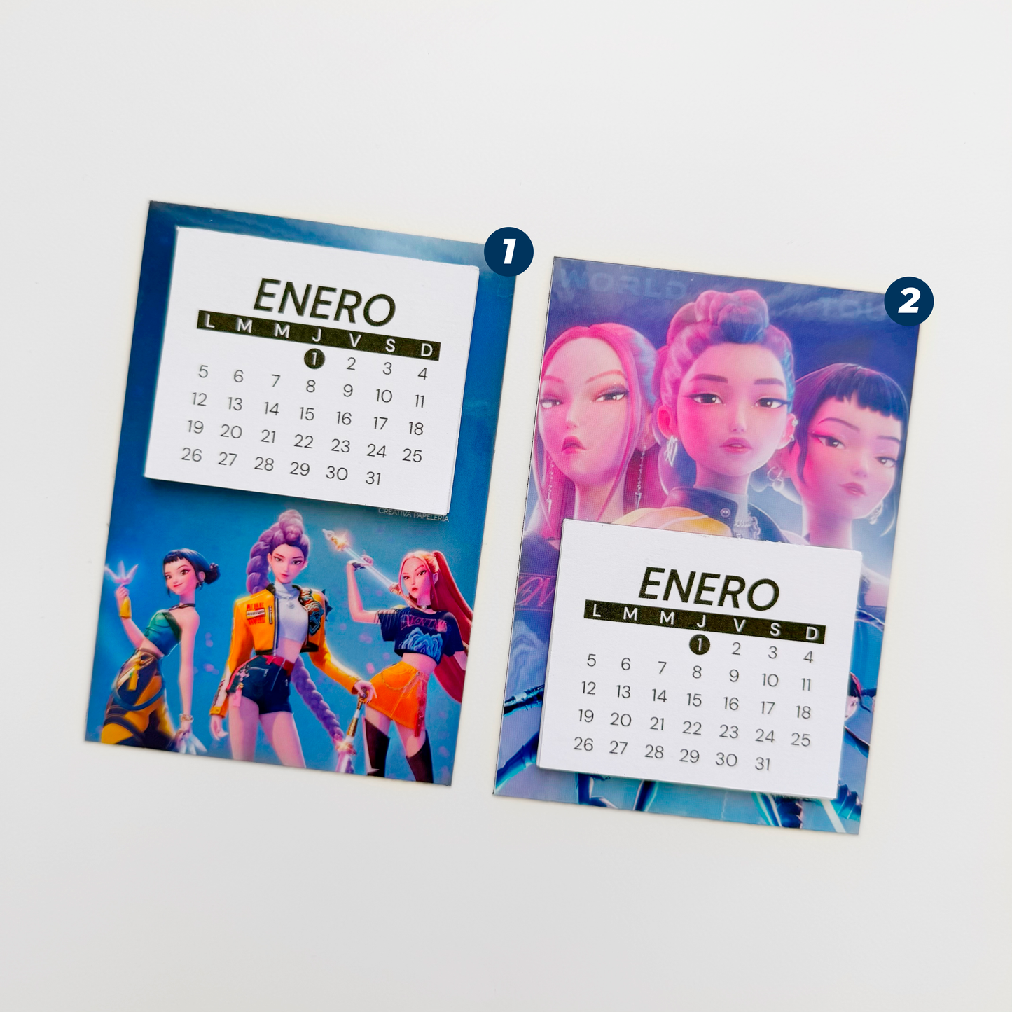Calendario imantado Kpop Demon Hunters